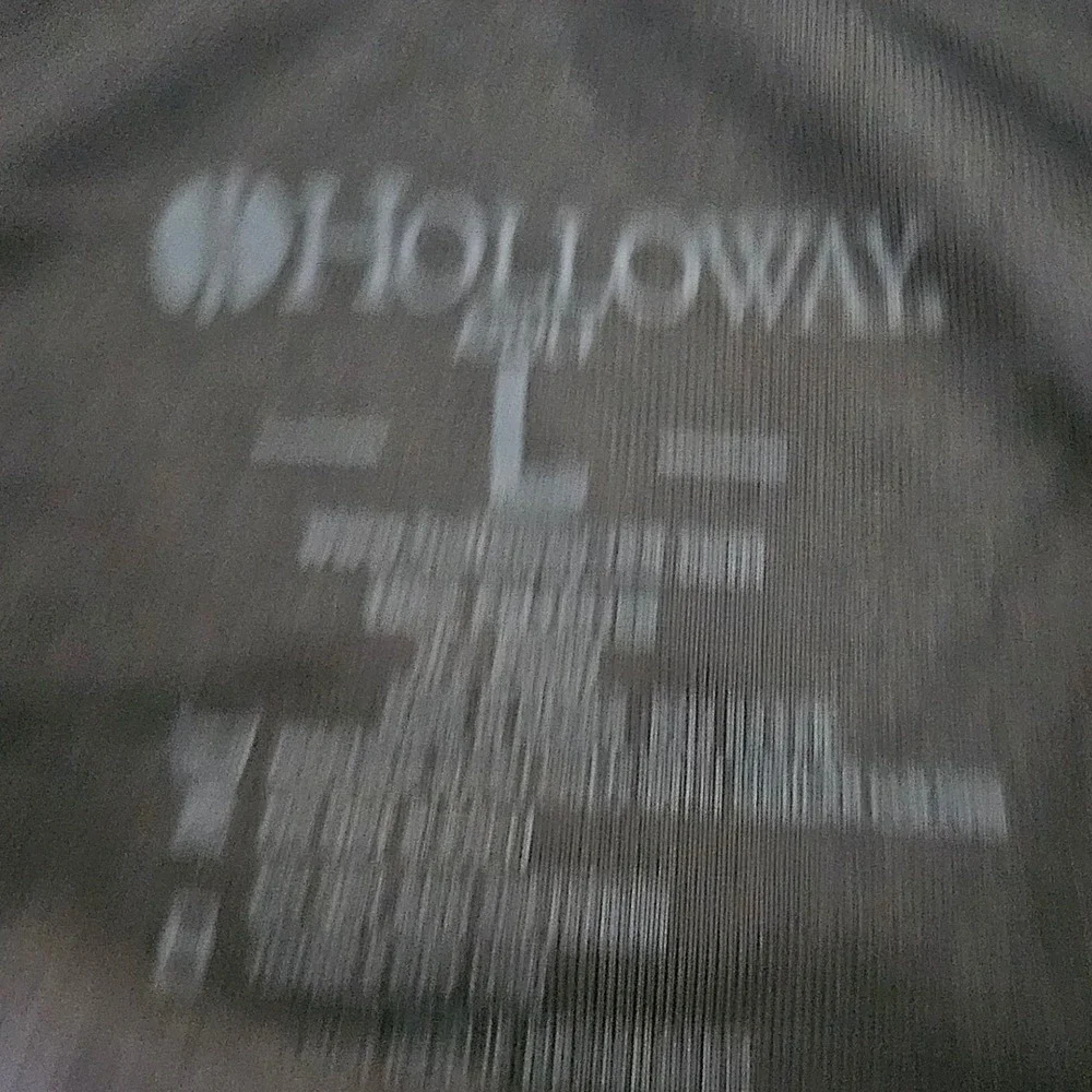 Holloway Mens Large Black Avenger Athletics Performance Polo‎ Shirt Short Sleeve